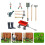 1 Set Gartengeräte Für Puppenhaus 6