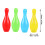 1 Set Kinder Bowling Spielzeug Robustes Haushaltsbowling Set 2