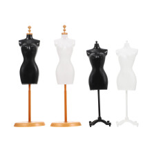 4 Stuks Poppenjurk Kledingvorm Gown Display Mini Mannequin