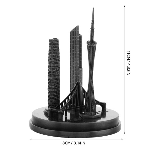 Guangzhou Model Miniature Metaal Chinese Stijl Decor 2