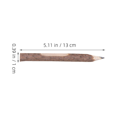 7Pcs Trädstamspennor Av Naturträ För 2