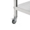 Living And Home 3-Tier Stainless Steel Prep Table with Smooth Castors and Adjustable Feet 5