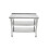 Living And Home 3-Tier Stainless Steel Prep Table with Smooth Castors and Adjustable Feet 2