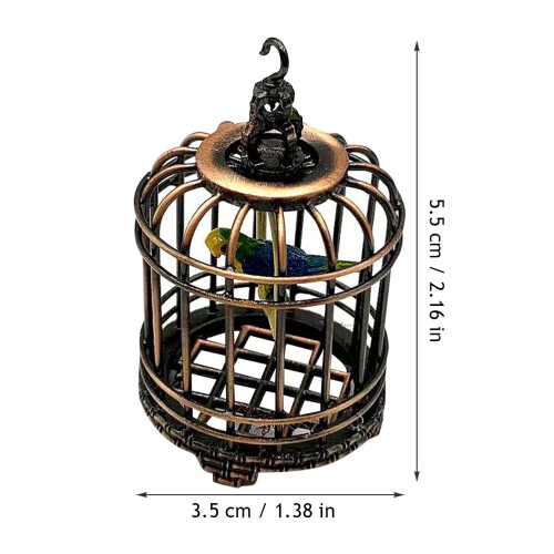 Mini House Vogelkäfig Kleiner Tiny Deko Für Vögel 2