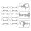 25 Pcs Fecho Com Conector Dupla Para 5