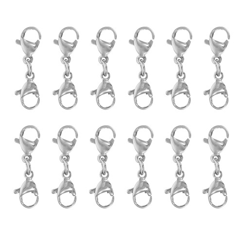 25 Pcs Fecho Com Conector Dupla Para 1