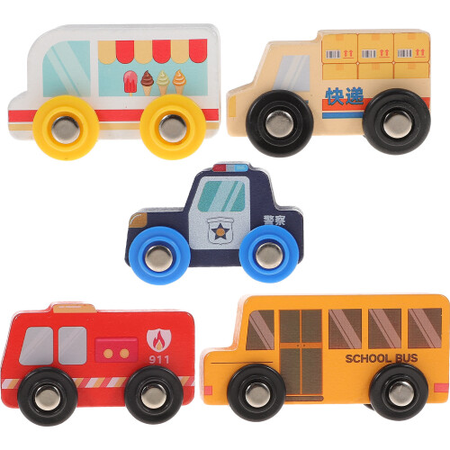 5 Mini Auto Modellen Kinderen Cognitieve Speelgoed 2