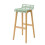 SoBuy Green Kitchen Bar Stool with Oak Legs 1