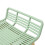 SoBuy Green Kitchen Bar Stool with Oak Legs 4