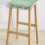 SoBuy Green Kitchen Bar Stool with Oak Legs 9