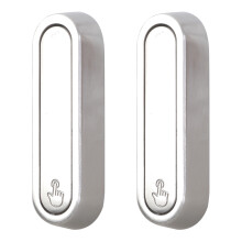 Lot de 2 patères pliables pour suspendre des serviettes,-Argent