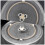 2 Pcs Microwave Glass Turntable Plates With Plastic Support Ring 11