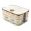 Boîte de conservation des aliments-Blanc crème quatre poses 1