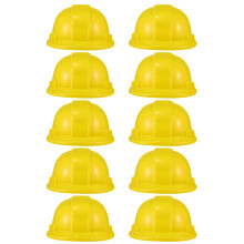 10Stück Bauhelme Kinder Kunststoff Spielzeug
