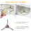 2Pcs Triple Arm Microwave Turntable Holder Ring Roller Replacement 11