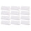 12Pcs Camping Picnic Party Plastic Table Cloth Cover-White 1