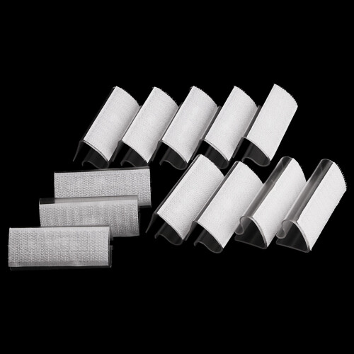 12Pcs Camping Picnic Party Plastic Table Cloth Cover-White 2