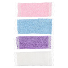 4Stk Mini Handtücher Für Miniaturhäuser Deko Zubehör (Zufällige Farbe)