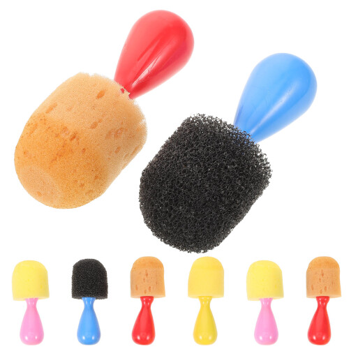8Stk Kugelförmige -Malpinsel Mini Diy Set Verschiedene Farben 1