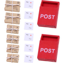 2 Sets Kleine Briefkasten Spielzeug Mini Pakete Für Puppenhaus