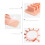 Wall-Mounted Makeup Brush Organizer Silicone Cosmetic-rose red 5