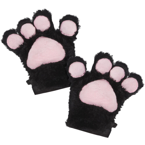 1 Paar Plüsch Katzenkralle Cosplay Fäustlinge