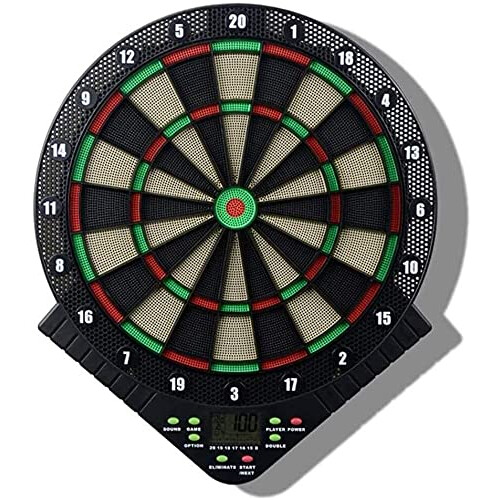 Soft Tip Darts Target Board With LCD Display Scoreboard, 18 Games, 159 Options, Automatic Scoring