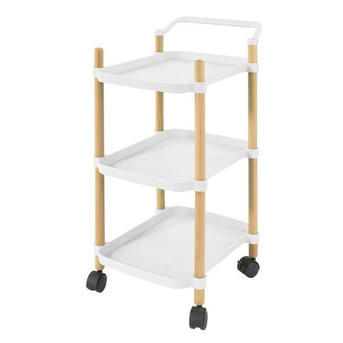 SoBuy 3-Tier Vintage White Serving Trolley