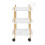 SoBuy 3-Tier Vintage White Serving Trolley 7