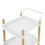 SoBuy 3-Tier Vintage White Serving Trolley 4