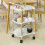 SoBuy 3-Tier Vintage White Serving Trolley 2
