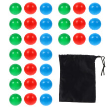 30 Stuks 15 Mm Kleurrijke Plastic Kansballen Verdikte Onderwijsbal