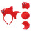 Kopfschmuck Für Kinder Rot 7