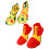 2 Pairs Clown Kledingkast Cosplay Accessoires 6