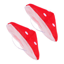 2Stück Pilzhüte Kinder Pilzhut Kostüm Party Kopfschmuck Lustige
