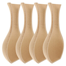 4Stk Diy Vase Holz Vasenform Dekorative Blumenvase Halbe Für Blumen