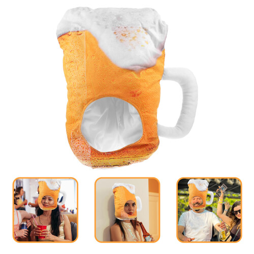Plüsch Bierkrug Hut Kopfbedeckung Für Partys 2