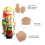 1 Set Lege Poppenset Halfafgewerkte Diy Schilderbasis Voor 7