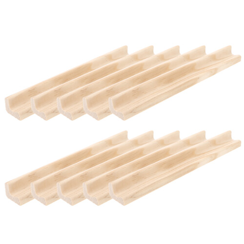 10 Stks 19 Cm Engelse Letters Beugel Houtkleur 2
