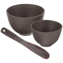 1 Set Nichtklebender Silikon Wachs-Schmelzbehälter Mit Rühr-Aufkleber