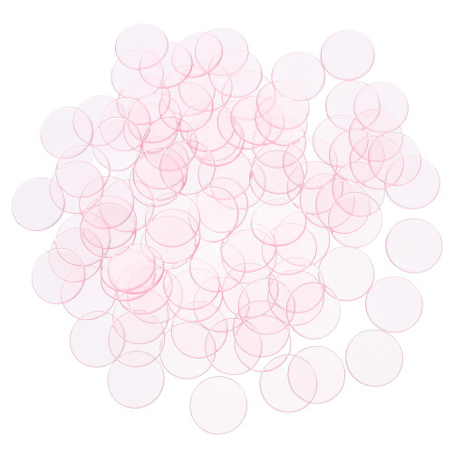 100 Transparante Markers Plastic Telchips Voor 2