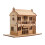 1 Set 3D Restaurant Diy Herberg Model 7