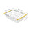 Desktop Storage Basket Mini Supermarkt Metalldekoration 2