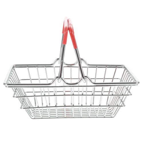 Desktop Storage Basket Mini Supermarkt Metalldekoration 2