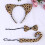 6 Stuks Kattenoor Haar Ringen Sjaal Accessoire 11