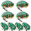 8 Stuks Kinder Klokwerkspeeltjes (Groen) 2