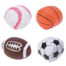 4 Stuks Gekleurde PVC Sportballen Voor Kinderen