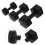 3 Stuks Mini Poppenhuisaccessoires Zwart 10