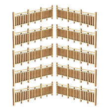 10 Stuks Omheining 1:50 Voor Poppenhuis En