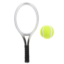 1 Set Mini Huistennisracket En Tennis Model Mini Sieradefoto Rekwisiet